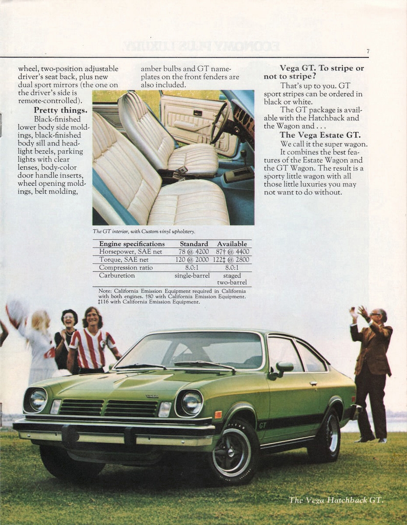 1975 Chevrolet Vega Brochure Page 6